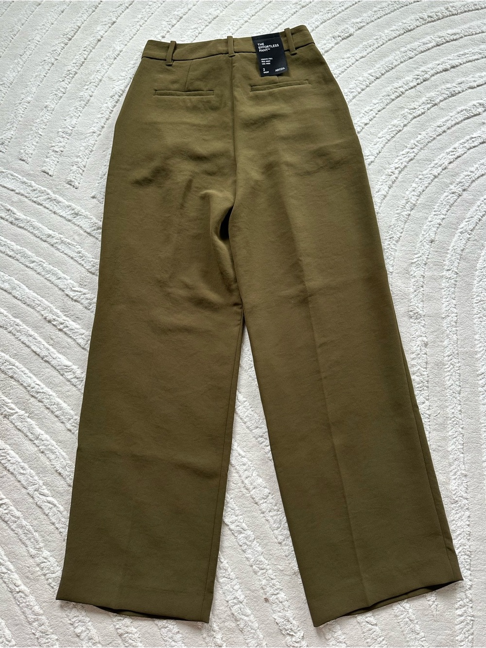 Aritzia | Effortless Crepette Pant | Private Green | Sz 2S - Picture 7 of 9